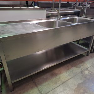 FREGADERO PROFESIONAL 2 POZAS